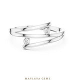 Load image into Gallery viewer, Maylaya Gems lab-grown diamond ring in white gold