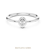 Load image into Gallery viewer, Maylaya Gems petite duo lab-grown diamond ring in white gold