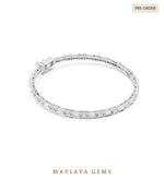 Load image into Gallery viewer, Maylaya Gems men's diamond bracelet — White Gold