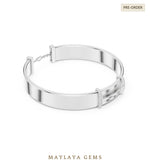 Load image into Gallery viewer, Maylaya Gems men's diamond bracelet — White Gold