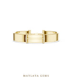 Load image into Gallery viewer, Maylaya Gems men's diamond bracelet — Yellow Gold