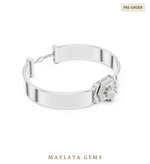 Load image into Gallery viewer, Maylaya Gems men's diamond bracelet — White Gold