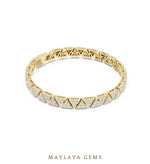 Load image into Gallery viewer, Maylaya Gems men's diamond bracelet — Yellow Gold