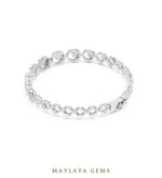 Load image into Gallery viewer, Maylaya Gems lab-grown diamond bracelet in white gold