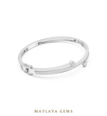 Load image into Gallery viewer, Maylaya Gems lab-grown diamond bracelet in white gold