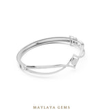 Load image into Gallery viewer, Maylaya Gems lab-grown diamond bracelet in white gold