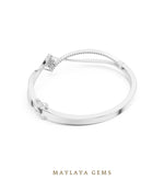 Load image into Gallery viewer, Maylaya Gems lab-grown diamond bracelet in white gold