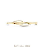 Load image into Gallery viewer, Maylaya Gems lab-grown diamond bracelet in yellow gold