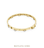 Load image into Gallery viewer, Maylaya Gems lab-grown diamond bracelet in yellow gold