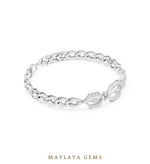 Load image into Gallery viewer, Maylaya Gems lab-grown diamond bracelet in white gold