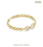 Load image into Gallery viewer, Maylaya Gems lab-grown diamond bracelet in yellow gold