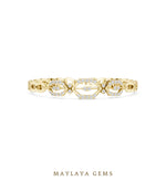 Load image into Gallery viewer, Maylaya Gems lab-grown diamond bracelet in yellow gold
