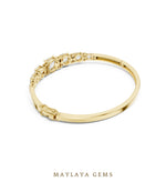 Load image into Gallery viewer, Maylaya Gems lab-grown diamond bracelet in yellow gold