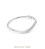 Load image into Gallery viewer, Maylaya Gems lab-grown diamond bracelet in white gold