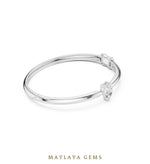 Load image into Gallery viewer, Maylaya Gems lab-grown diamond bracelet in white gold