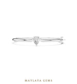Load image into Gallery viewer, Maylaya Gems lab-grown diamond bracelet in white gold