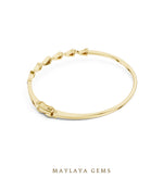 Load image into Gallery viewer, Maylaya Gems lab-grown diamond bracelet in yellow gold