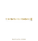 Load image into Gallery viewer, Maylaya Gems lab-grown diamond bracelet in yellow gold