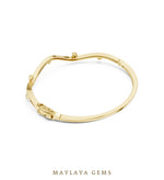 Load image into Gallery viewer, Maylaya Gems lab-grown diamond bracelet in yellow gold