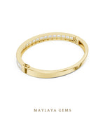 Load image into Gallery viewer, Maylaya Gems lab-grown diamond bracelet in yellow gold