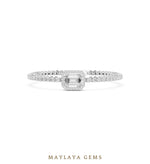 Load image into Gallery viewer, Maylaya Gems lab-grown diamond bracelet in white gold