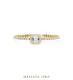 Load image into Gallery viewer, Maylaya Gems lab-grown diamond bracelet in yellow gold