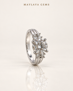 Load image into Gallery viewer, Maylaya Gems Stk107 — White Background Duo, soft white standing view