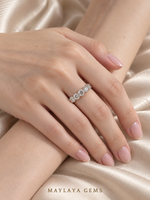 Load image into Gallery viewer, Maylaya Gems E005 ring on a female model hand