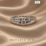 Load image into Gallery viewer, 9K Gold 0.3 ct Diamond Ring — F002