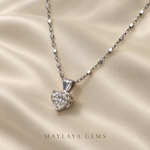 Load image into Gallery viewer, 9K Gold 1.07 ct Heart Diamond Pendant — J001