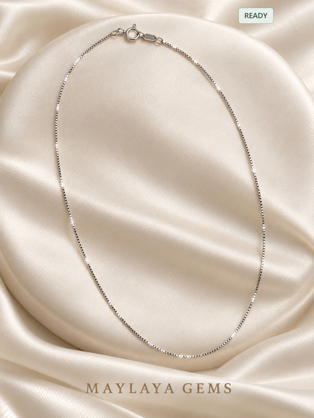18k gold chain — jf020 — view 1