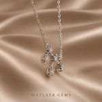 Load image into Gallery viewer, 18K Gold 0.12 ct Round Diamond Pendant Necklace | Maylaya Gems