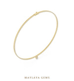 Load image into Gallery viewer, Maylaya Gems necklace in yellow gold
