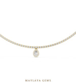 Load image into Gallery viewer, Maylaya Gems necklace in yellow gold