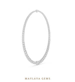 Load image into Gallery viewer, Maylaya Gems necklace in white gold