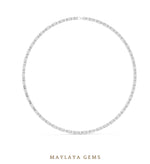 Load image into Gallery viewer, Maylaya Gems necklace in white gold
