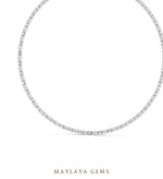 Load image into Gallery viewer, Maylaya Gems necklace in white gold