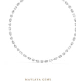 Load image into Gallery viewer, Maylaya Gems necklace in white gold