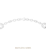 Load image into Gallery viewer, Maylaya Gems necklace in white gold
