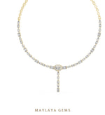 Load image into Gallery viewer, Maylaya Gems necklace in yellow gold