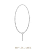 Load image into Gallery viewer, Maylaya Gems necklace in white gold