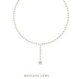 Load image into Gallery viewer, Maylaya Gems necklace in yellow gold