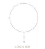 Load image into Gallery viewer, Maylaya Gems necklace in white gold