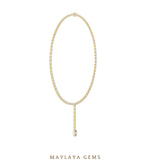 Load image into Gallery viewer, Maylaya Gems necklace in yellow gold