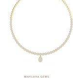 Load image into Gallery viewer, Maylaya Gems necklace in yellow gold