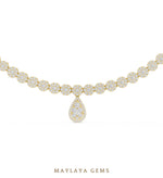 Load image into Gallery viewer, Maylaya Gems necklace in yellow gold