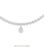 Load image into Gallery viewer, Maylaya Gems necklace in white gold