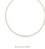 Load image into Gallery viewer, Maylaya Gems necklace in yellow gold