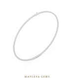 Load image into Gallery viewer, Maylaya Gems necklace in white gold