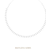 Load image into Gallery viewer, Maylaya Gems necklace in white gold
